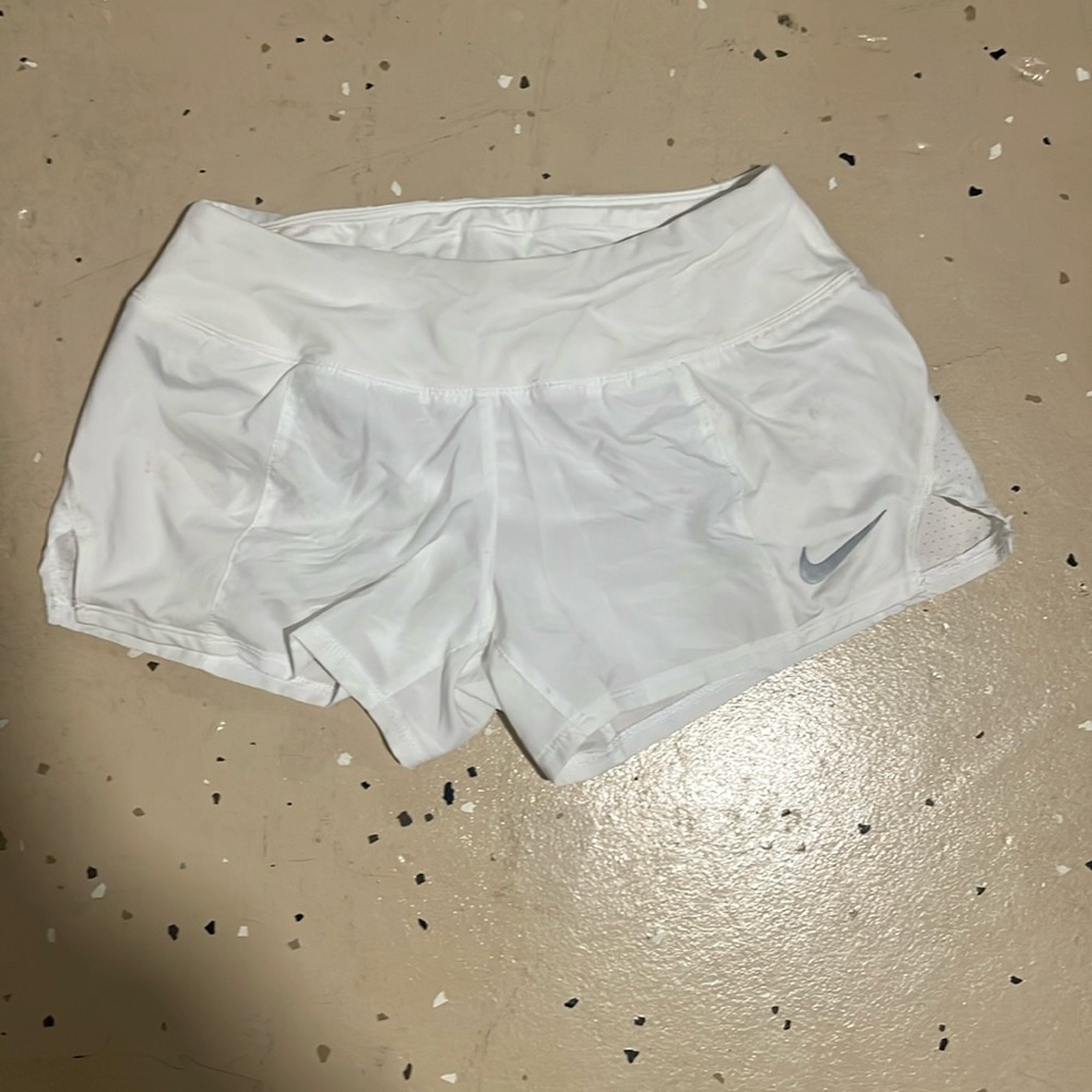 New Nike white shorts